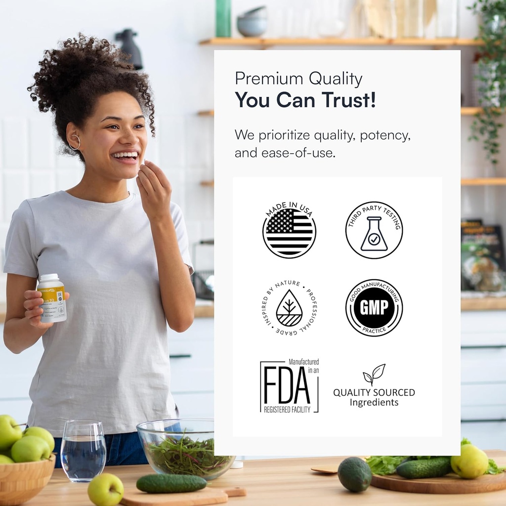 FIQ - Focus IQ - Brain Supplements for Memory and Focus - Memory Supplements - Cognitive Support - 60 Capsules 6