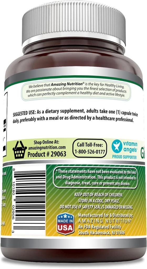 Amazing Formulas Glucosamine Sulfate 1000 mg Capsules Supplement | Non-GMO | Gluten Free | Made in USA (3 Pack | 120 Count) 3