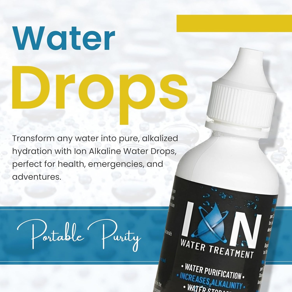Ion Alkaline Water Drops PH Booster & Water Treatment Drops 3