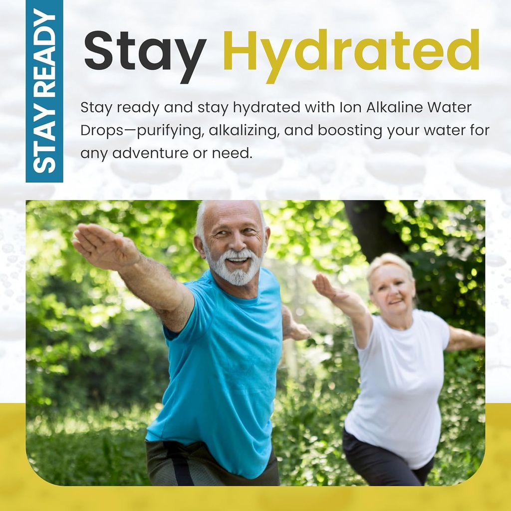 Ion Alkaline Water Drops PH Booster & Water Treatment Drops 5