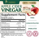 Apple Cider Vinegar Capsules 1877mg - Extra Strength Detox & Cleanse with Vitamin D & Zinc - Premium ACV Pills with Joint Natural Digestion & Immune Support - Vegetarian Supplement - 120 Capsules 3