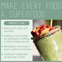 Philosophie Vegan Protein Powder - Green Superfood Powder with Hemp Protein, Spirulina & Maca Root Powder - Plant-Based, Organic Superfood Blend - Protein Powder for Meal Replacement Shake, 8oz 6