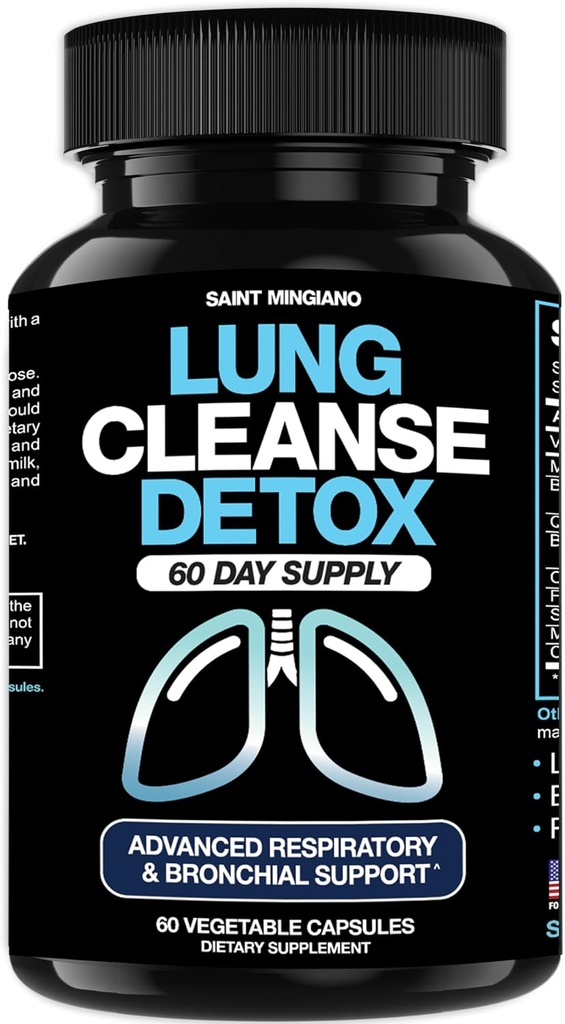 Lung Cleanse Detox, 60 Day Cleanse - Supports Lung Health Within Bronchial & Respiratory Systems - Quit & Stop Smoking Aids - Herbal Detox for Lungs 2