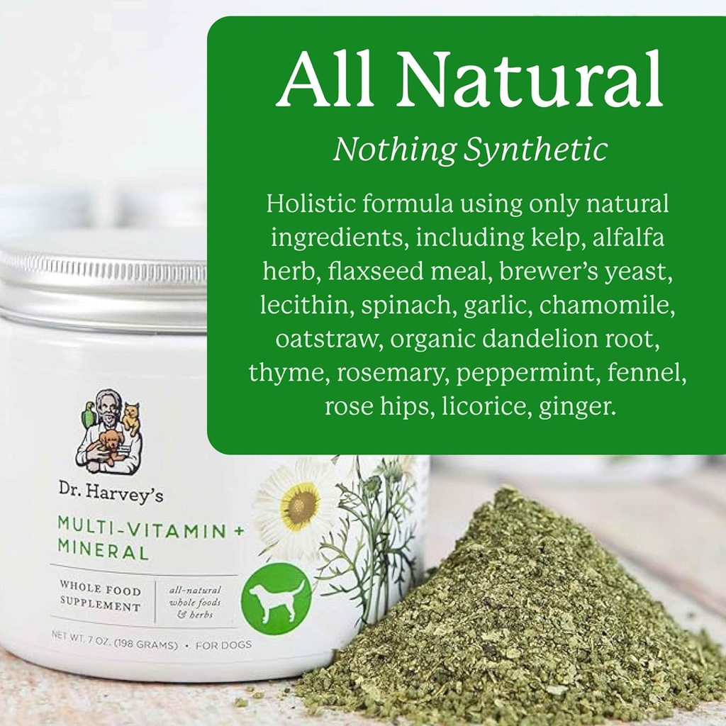 Dr. Harvey's Herbal Multi-Vitamin and Mineral Supplement for Dogs (7 Ounces) 3