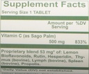 Nutri-West - Sago-C-500 90 Tablets 3