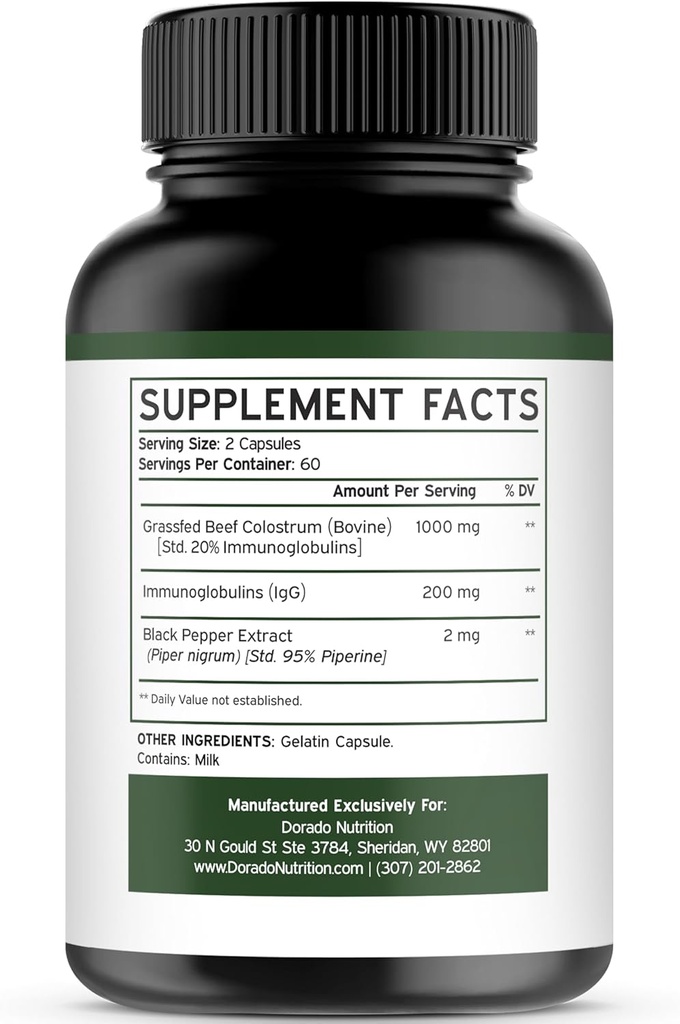 Green Tea Fat Burner Weight Loss (60 Gummies) - Appetite Suppressant Weight Loss Supplement for Men & Women and Colostrum (120 Count) Bovine Colostrum Capsules Supplements - Vegan Safe & Made in USA 5