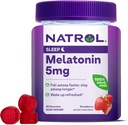 Natrol Melatonin 5mg Gummies 140ct & 90ct Strawberry Sleep Support 6