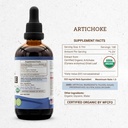 Secrets of the Tribe Artichoke USDA Organic | Alcohol-Free Extract, High-Potency Herbal Drops | Made from 100% Certified Organic Artichoke (Cynara scolymus) Dried Leaf 2x4 oz 5