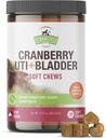 Cranberry UTI Treatment for Dogs – Soft Chews for Urinary Tract Health, Bladder Support & Lawn Protection – Natural Vet-Formulated Cranberry Supplements – USA Made – Peanut Butter Flavor 2