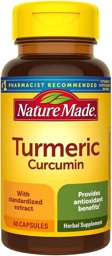 Turmeric 500 mg Capsules, 60 Count for Antioxidant Support 4