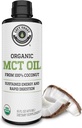 MCT Oil Organic - C10 C8 MCT Oil for Sustained Mental Energy & Focus Support - MCT Oil Organic For Coffee, Smoothies, & More - Palm Free Vegan Keto & Paleo Friendly 16 Fl Oz - Non-GMO - Aceite De Coco 2