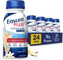 Ensure Plus Vanilla Nutrition Shake With Fiber | Meal Replacement Shake | Ready to Drink | 16g Protein and 27 Vitamins and Minerals | 8 fl oz - 24 Pack 2