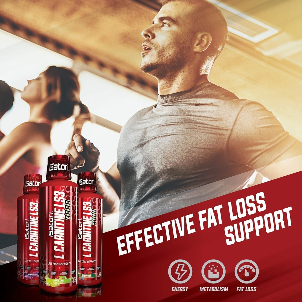 iSatori L-Carnitine LS3 Lemon Lime 3000mg (32 Servings) & iSatori Ultra CLA (90 Softgels) 4