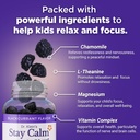 Dr. Klein's Stay Calm Kids Gummies – Magnesium Glycinate + Vitamin A, L-Theanine, Chamomile Extract – Promote Focus & Calm for Ages 5+ – Magnesium Gummies for Kids–Black Currant, Zero Sugar, 60 Count 4