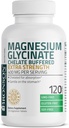 Bronson Magnesium Glycinate 400mg Extra Strength, Vegetarian, Chelated for Absorption Gentle on The Stomach, Non-GMO, 120 Tablets 6
