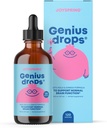 JoySpring Genius Drops - Organic Focus Drops for Kids | Clinically Proven Focus Supplement Helps Kids Perform Better in School | Liquid Herbal Supplement with Ginkgo Biloba (4 fl oz) 120 Servings 2