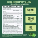 Chlorophyll Gummies - Super Green with Wheat Grass, Sea Moss, Unfiltered ACV & Elderberry, Echinacea, Zinc Complex & Vitamin D3, C, E, B12 for Natural Deodorant, Immune & Digestion Support, 60 Chews 3