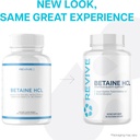 Revive MD Betaine HCL with Pepsin Digestive Enzymes, 180 Vegetarian Capsules - Betaine Hydrochloride Supplement Supports Healthy Digestion & Nutrient Absorption - Helps with Stomach Acid Levels 3