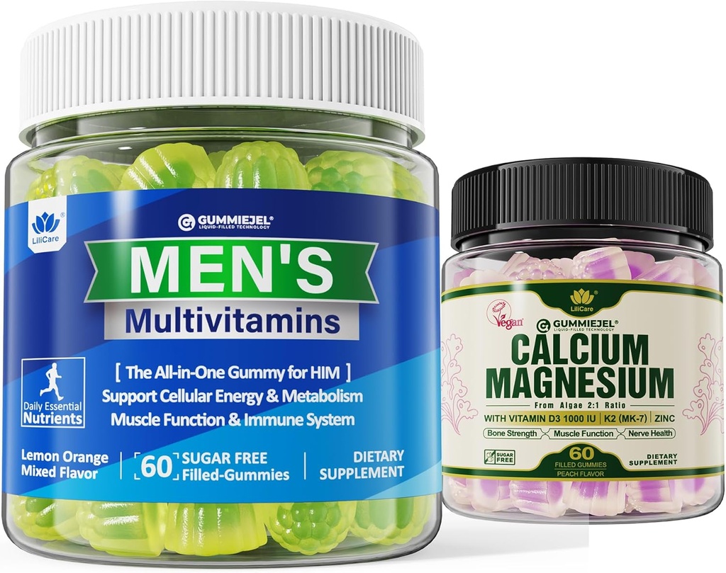 Bundle - Mens Multivitamin + Algae Calcium 2