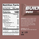 Built Bar, Puff Protein Bars, Brownie Batter Puff, 17g Protein Snacks, On-The-Go Bars, Only 140 Calories, 6g Sugar, Collagen, Gluten Free, 12 Count 3