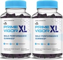 (2 Pack) Prime Vigor XL Gummies PrimeVigor XL Me Gummy Supplement, Prime Vigor Maximum Strength Advanced Shilajit Irish Sea Moss Fenugreek Gummies for Men Energy & Vitality Support (2 Month Supply) 2