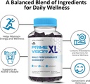 (2 Pack) Prime Vigor XL Gummies PrimeVigor XL Me Gummy Supplement, Prime Vigor Maximum Strength Advanced Shilajit Irish Sea Moss Fenugreek Gummies for Men Energy & Vitality Support (2 Month Supply) 3