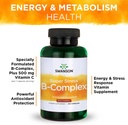 Swanson Super Stress B-Complex - Vitamin Supplement for Relaxation & Healthy Metabolism - Formula for Healthy Energy Levels - (240 Capsules) (2 Pack) 6