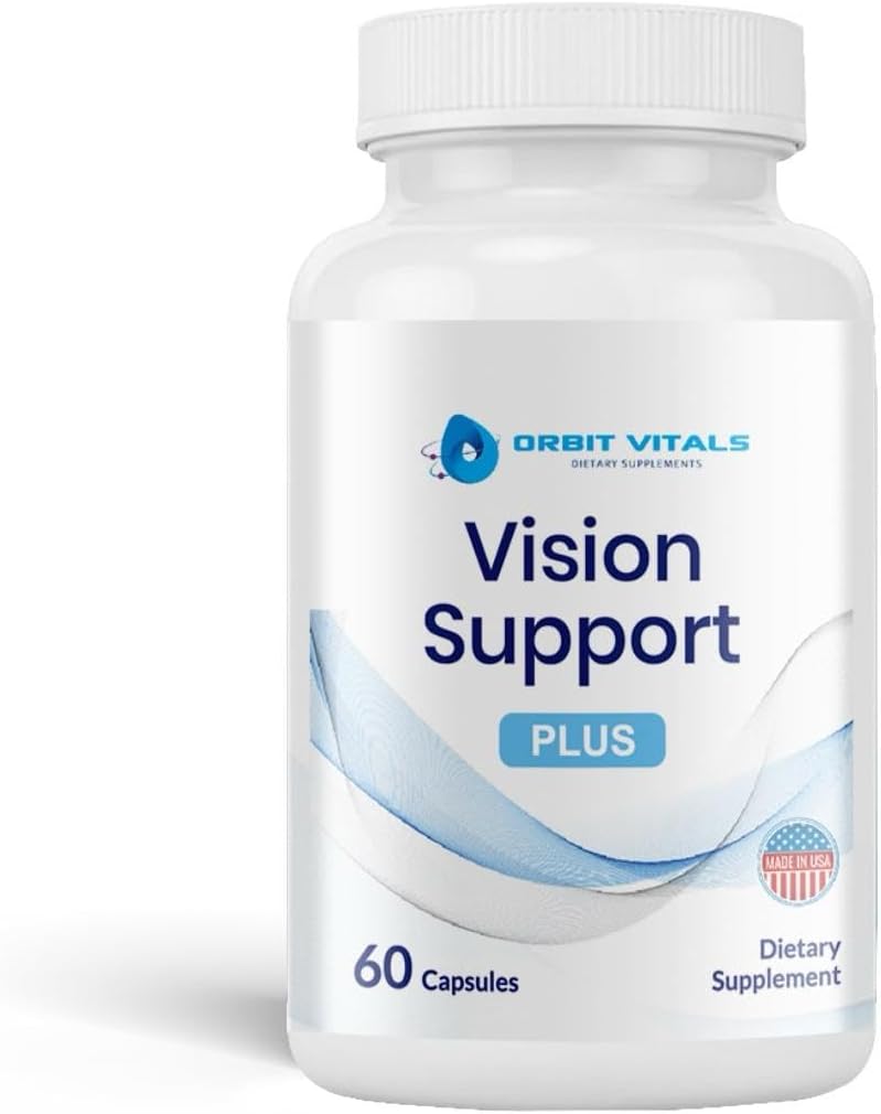 Vision Support Supplements with Lutein, Zeaxanthin, Bilberry Extract - Eye Care Health Vitamin for Eye Strain, Dry Eyes, Screen Blue Light - Ideal for Adults, Elderly - Made in USA, 60 Veggie Capsules 2
