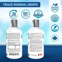 Bio Absorb Trace Mineral Drops. Heavy Metal Tested. 284 Servings of Organic Trace Minerals from Concentrated Utah's GSL Sea Water. 125mg of Ionic Magnesium (12 oz) 3
