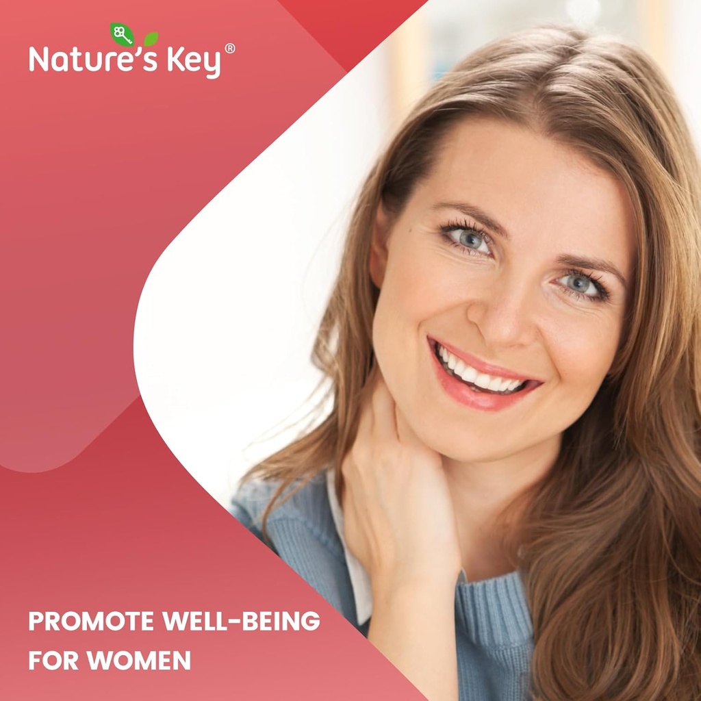 Nature's Key Women's Strawberry Flavored Multivitamin Gummies, 90 Count, Immune Support, 18 Essential Vitamins, Niacin, Pantothenic Acid, Biotin, Calcium & Folic Acid 5