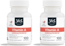 365 by Whole Foods Market, Vitamin A 10K IU, 100 Softgels (Pack of 2) 2
