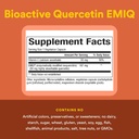 Natural Factors Bioactive Quercetin EMIQ - Immunity Support Supplement with Vitamin C - Quercetin for Upper Respiratory & Heart Health - 60 Vegetarian Capsules (60 Servings) 5