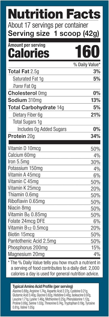 Vega Organic All-in-One Vegan Protein Powder, Chocolate - Superfood Ingredients, Vitamins for Immunity Support, Keto Friendly, Pea Protein for Women & Men, 25 Oz (Packaging May Vary) 4