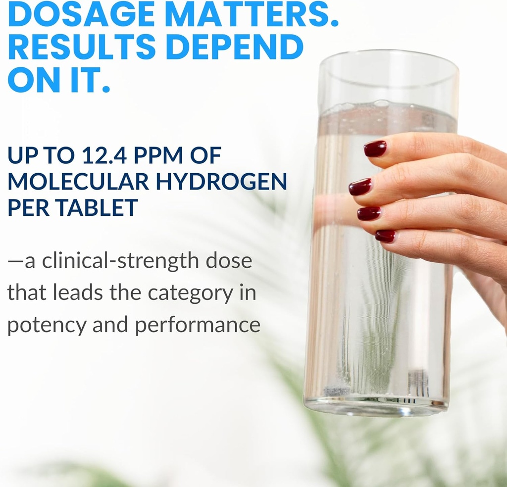DRINK HRW Rejuvenation Molecular Hydrogen Water Tablets: 12 ppm H2 - Hydrogen & Magnesium Supplement, Supports Energy Production, Recovery, Cognitive Function (Unflavored 60ct) 5