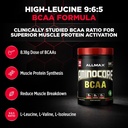 ALLMAX Nutrition AMINOCORE BCAA – 8G BCAAs – 100% Pure Branch Chained Amino Acids – Gluten Free - Watermelon - 315 Gram 5