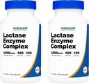 Nutricost Lactase Enzyme Complex 3,000 FCC ALU, 120 Veggie Capsules - Non-GMO, Gluten Free, 120 Servings (3 Bottles) 5