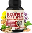 BMVINVOL Horny Goat Weed for Men and Women with Maca, Tribulus, Ginseng, Ashwagandha, Tongkat Ali - 120 Capsules for 4 Month Supply 2