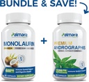 Palmara Health Premium Monolaurin 600mg + Andrographis Extract 2