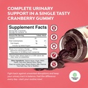 Natural Cranberry Gummies for Women and Men - Extra Strength Delicious Antioxidant Cranberry Chews for Urinary Tract Health Kidney Support Bladder & Immune Health - Vegan Gluten & Gelatin Free 4