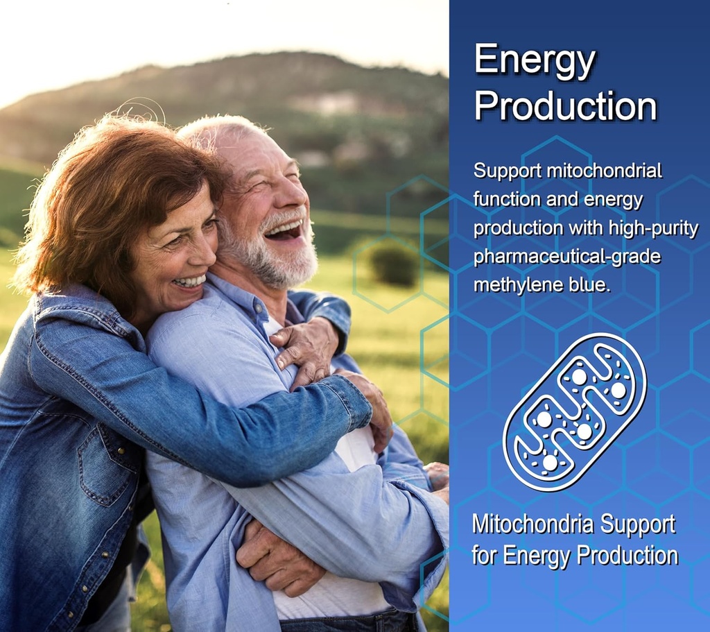 New Methylene Blue 1% Wtih Colloidal Silver Angels Lab |USP-Grade Methylthioninium Chloride Liquid | High Purity Dietary Supplement for Brain Function & Cognitive Health |2oz Glass Dropper Bottle… 6