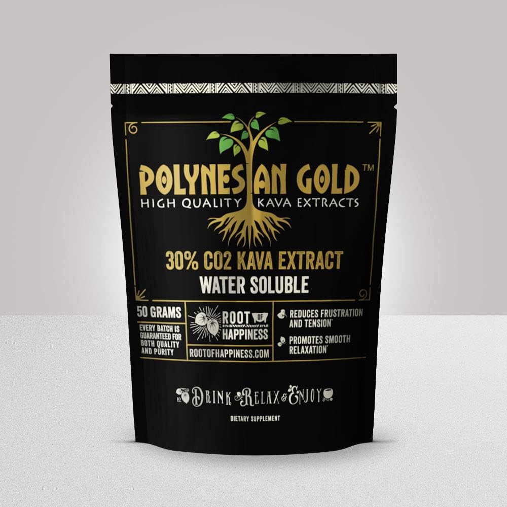 Polynesian Gold™ Water Soluble Co2 Kava Extract- 50g Bag 2