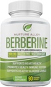 Berberine Complex with Berberine HCL 1200mg and Organic Ceylon Cinnamon 200mg - Metabolism and Immune System Support Supplement - 90 Capsules 4