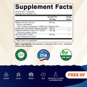 Vitamatic Slippery Elm Bark 10000 mg Equivalent Per Serving (from 20:1 Extract 500 mg), Made with Peppermint, DGL, & Aloe Vera - 180 Veg Capsules, and Concentrated 20X Potency 3