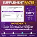WIXAR Superfood Mushroom Coffee - Instant Coffee Powder, Ten Superfood Extracts with Lion's Mane, Turkey Tail, Reishi, Chaga, Shiitake, Ashwagandha, Rhodiola Rosea, Elderberry, 5oz Mushroom Supplement 4
