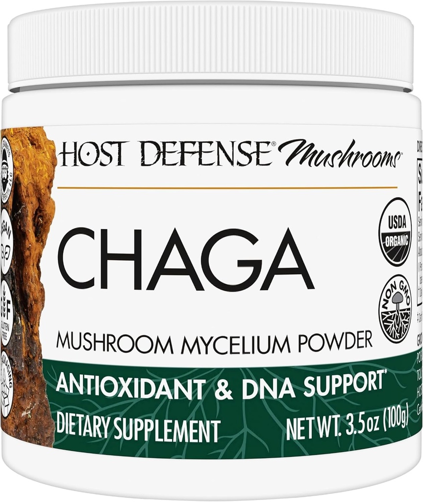 Host Defense Chaga Powder - Immune System Support Supplement - Chaga Mushroom Powder for Antioxidant Activity Support - Dietary Mushroom Supplement - 3.5 oz (66 Servings)* 2