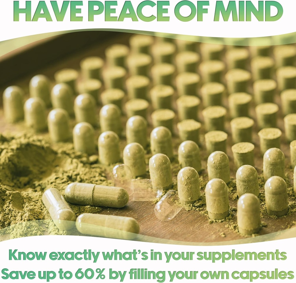 XPRS Nutra Size 00 Empty Capsules - 100 Count Clear Empty Vegan Capsules - Vegetarian Empty Pills - DIY Vegetable Capsule Filling- Veggie Pill Caps 4