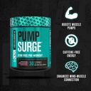 Jacked Factory Pumpsurge Caffeine Free Pre Workout for Men & Women - Nootropic Booster & Stim Free Pre Workout - Intense Pumps, Enhanced Focus - 30 Servings, Strawberry Lemonade 5
