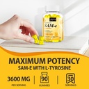 SAM-e Gummies with L-Tyrosine, Vitamin B Complex & NAC, CoQ10, High-Potency SAM-e Supplement - Pineapple Flavor, for Mood, Joint, Cognitive & Liver Detox, Vegan Friendly, 180 Gummies 4