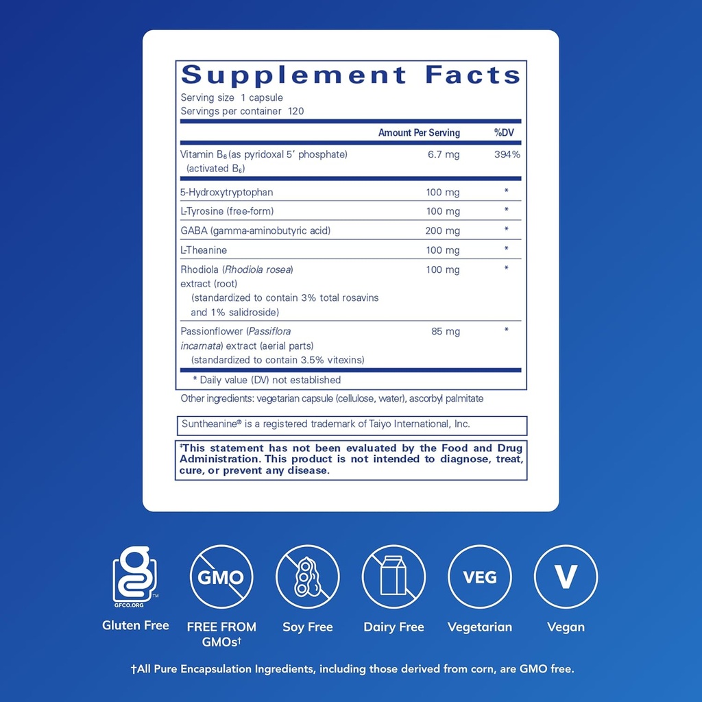 Pure Encapsulations Emotional Wellness | Support for Occasional Stress* | 120 Capsules 3