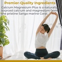Premier Research Labs Calcium Magnesium Plus - Calcium Magnesium Supplement, Calcium Supplement, Pure Magnesium, Mushroom Complex with Reishi & Lions Mane - 300 Vegetarian Capsules 4